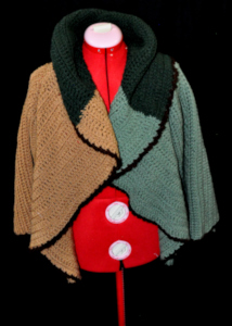 Sweater With Spiral Pattern Front View