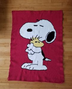 Snoopy Hugging Woodstock